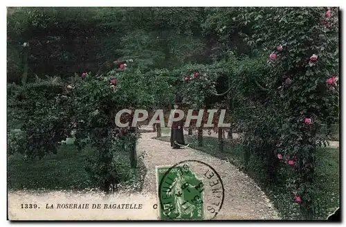 Cartes postales Saint Cloud La Roseraie de bagatelle