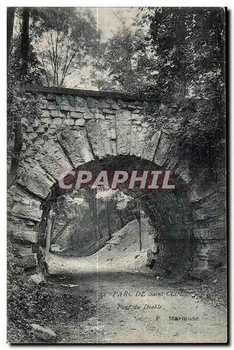 Cartes postales Parc de Saint Cloud Pont de Diable