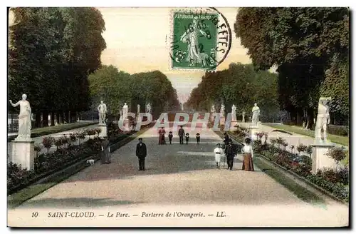 Cartes postales Saint Cloud Le Pare Parterre de l Orangerie