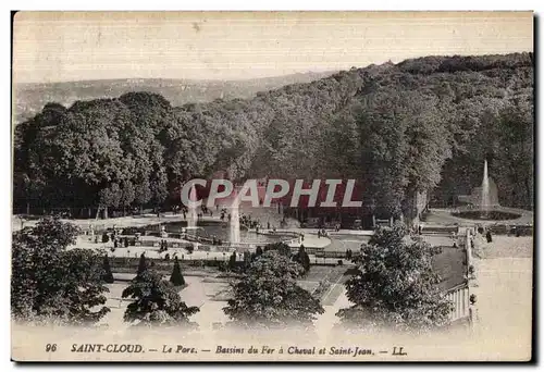 Cartes postales Saint Cloud La Pare Bassins du Fer a Cheval et Saint Jean