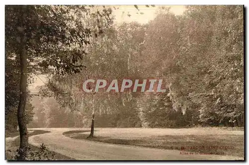 Cartes postales Parc de Saint Cloud Allee de la Grande Gerbe