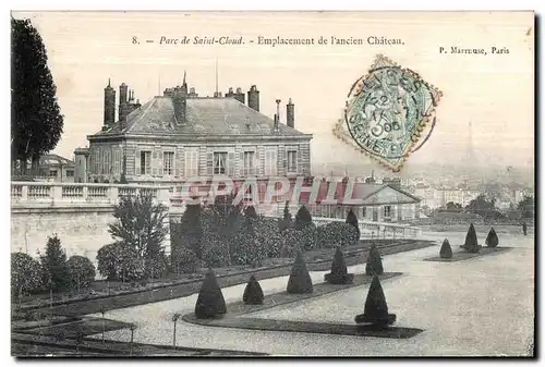 Cartes postales Parc de Saint Cloud Emplacement de L Ancien Chateau