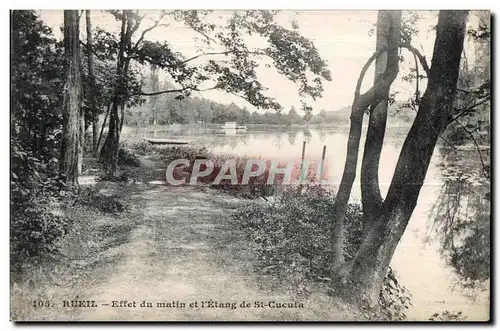 Cartes postales Rueil effect du matin et I Etang de St Cacufa