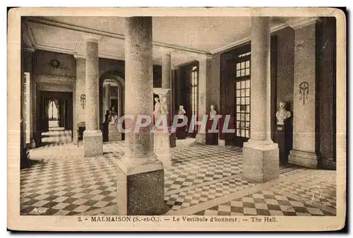 Cartes postales Malmaison Le vestibule d Honneur