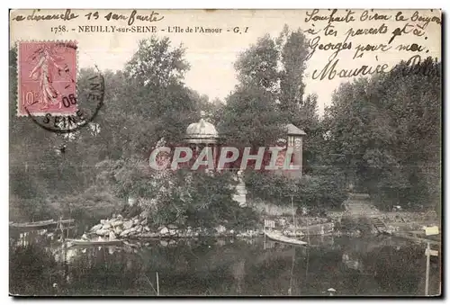 Cartes postales Neuilly Sur Seine L lle de l Amour Cabaret