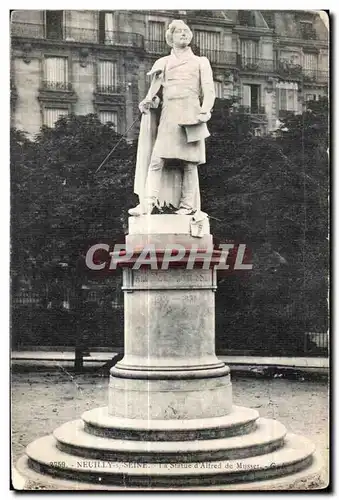 Cartes postales Neuilly Sur Seine La Statue d Alfred de Musset