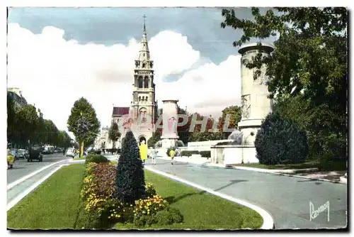 Cartes postales moderne Neuilly Sur Seine L Eglise Place Churchill