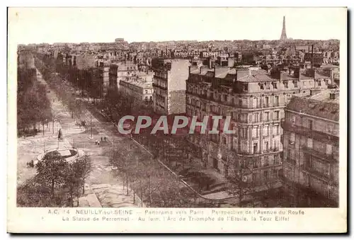 Ansichtskarte AK Neuilly Sur Seine Panorama rore Paris Perspective de l Avenue du Roule