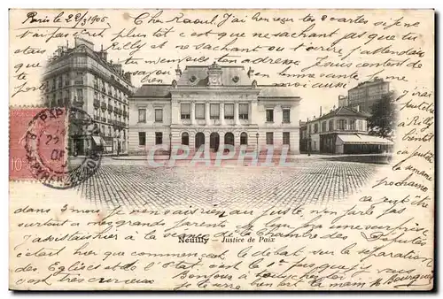 Cartes postales Neuilly Justice de Paix