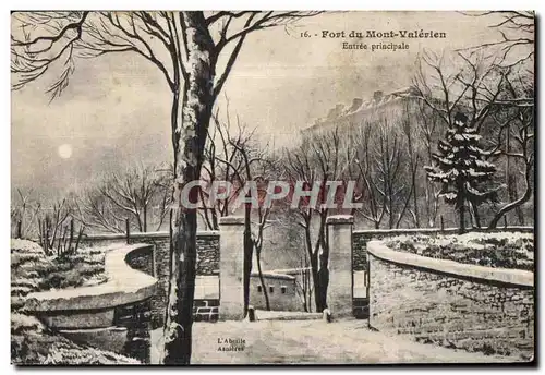 Cartes postales Fort du Mont Valerien Entree principale