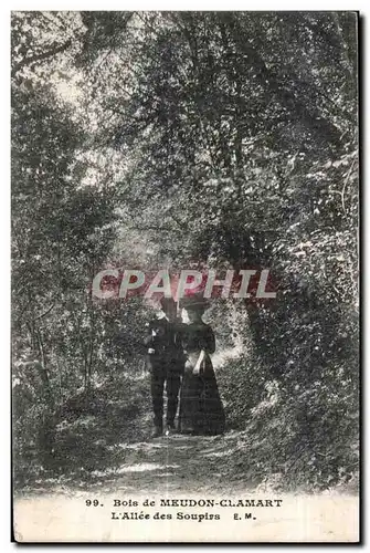 Cartes postales Bois de Meudon Clamart L Allee des Soupirs E M