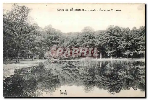 Cartes postales Foret de Meudon Etang de Villebon