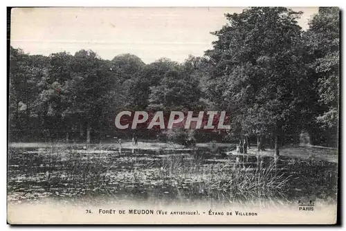 Cartes postales Foret de Meudon Etang de Villebon