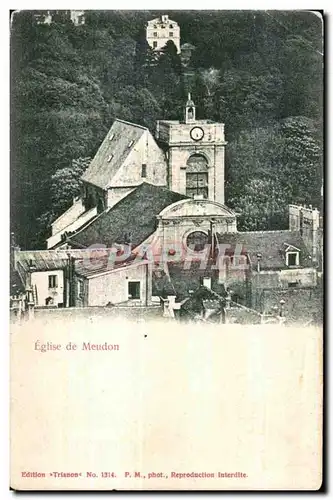 Cartes postales Eglise de Meudon