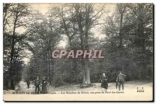 Ansichtskarte AK Foret de Meudon Les Bruyeres de Sevres vue prise du pave des Grades