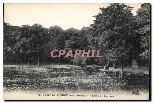 Cartes postales Foret De Meudon Etang de Villebon