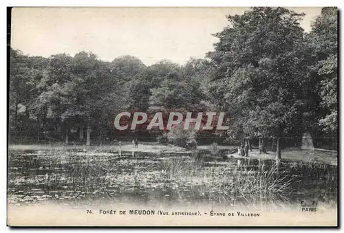 Cartes postales Foret de Meudon Etang de Villebon