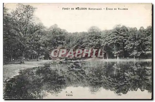 Cartes postales Foret de Meudon Etang de Villebon