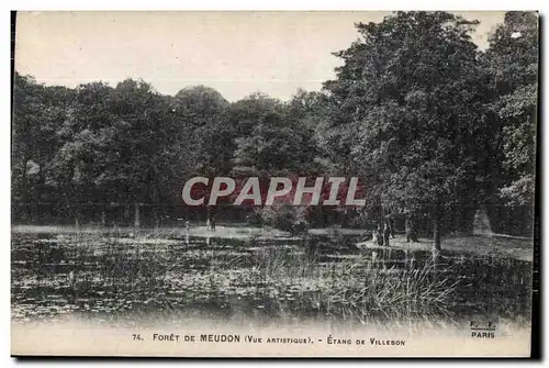 Ansichtskarte AK Foret de Meudon Etang de Villebon