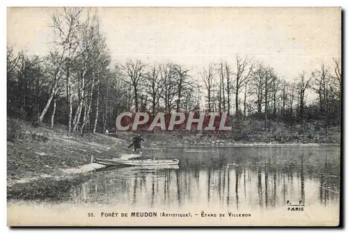 Cartes postales Foret de Meudon Etang de Villebon