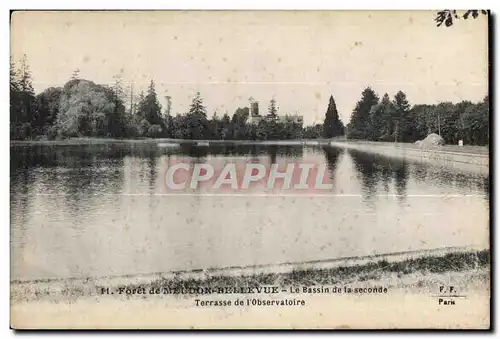 Ansichtskarte AK Foret de Meudon Bellevue Le Bassin de la seconde Terrasse de l observatoire