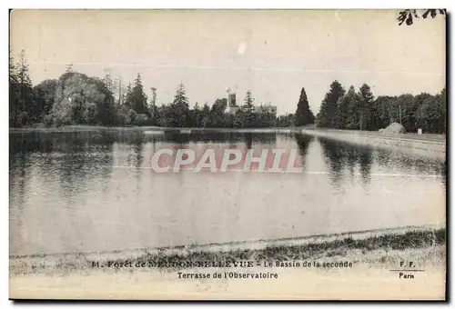 Ansichtskarte AK Foret de Meudon Bellevue Le Bassin de la seconde Terrasse de l observatoire