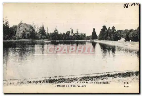 Ansichtskarte AK Meudon Foret De Bellevue Le Bassin de la Seconde Terrasse de l observatoire