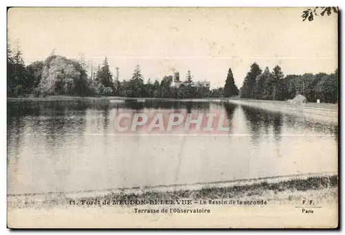 Ansichtskarte AK Meudon Foret De Bellevue Le Bassin de la Seconde Terrasse de l observatoire