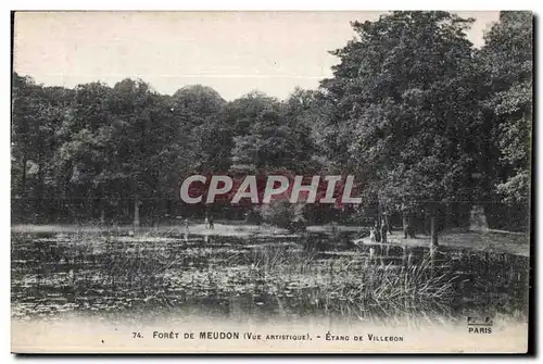 Cartes postales Meudon Foret De Etang De Villebon