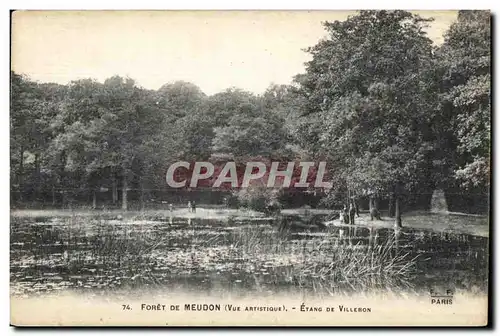 Cartes postales Meudon Foret De Etang De Villebon