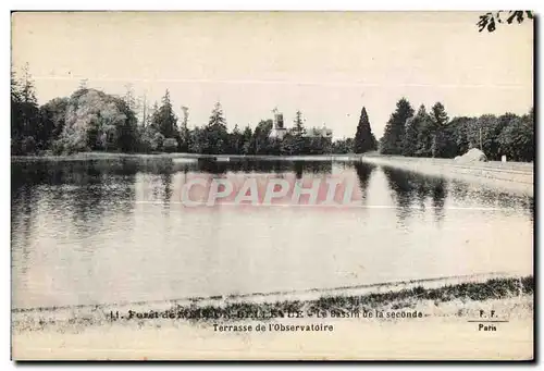 Ansichtskarte AK Meudon Foret De Bellevue Le Bassin de la seconde Terrasse de l observatoire