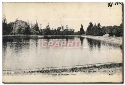 Cartes postales Meudon Foret De Bellevue Le Bassin de la seconde Terrasse de l observatoire