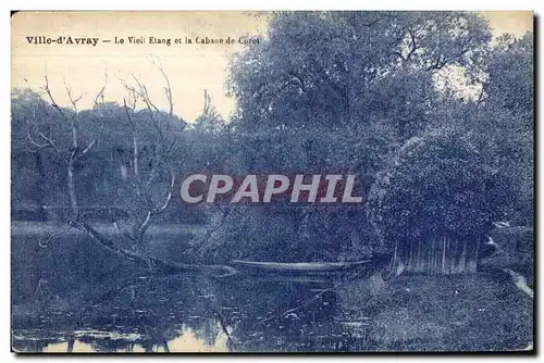 Cartes postales Ville D Avray Le Vieil Etang et la Cabane de Corot