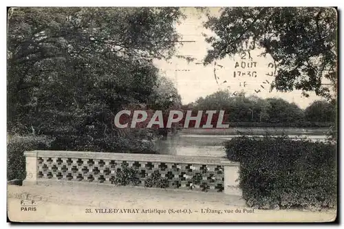 Cartes postales Ville D Avray L Etang Vue du Pont