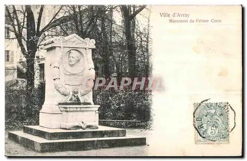 Ansichtskarte AK Ville D Avray Monument du peintre Corot