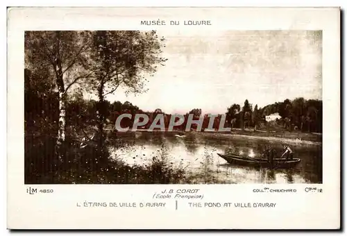 Cartes postales Musee du louvre Etang de ville d Avray