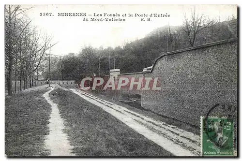 Cartes postales Suresnes Les Fosses et la Poste d Entree