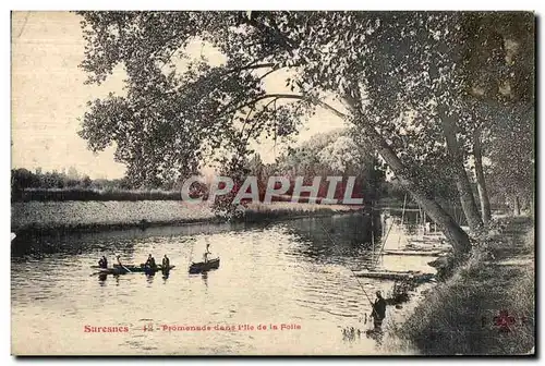 Cartes postales Suresnes Promenede danel lle de ls Folie