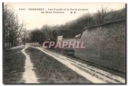 Ansichtskarte AK Suresnes Les Fosses et la Porte d Entree du mont Valevrien