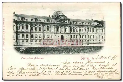 Cartes postales Manufacture Nationale Sevres