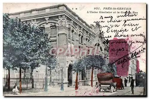 Cartes postales Pre St Gervais L Usine Gladiator et la