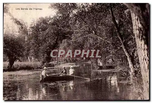 Cartes postales Les Bords de I Yerres Barque