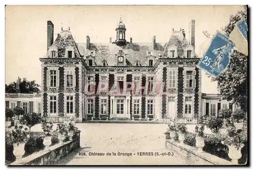 Cartes postales Chateau de la Grange Yerres (S et O)