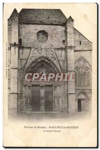 Cartes postales Environs de Dourdan St Sulpice de Favieres Le Grand Portail