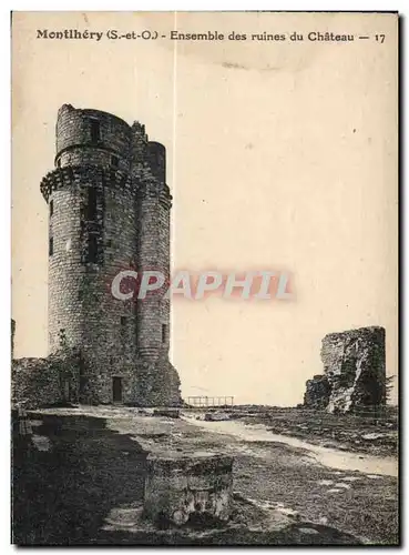 Cartes postales Montlhery (S et O) Ensemble des rruines du Chateau