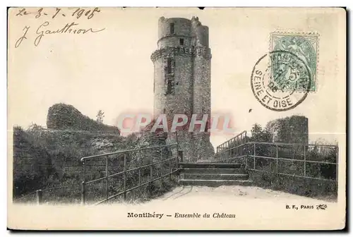 Cartes postales Montlhery ensemble du chateau