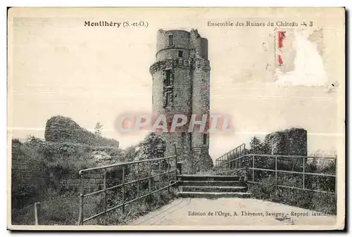 Montlhery - Ruines du Chateau - Ansichtskarte AK