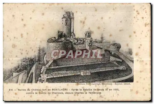 Montlhery - La Tour - Ruines du Chateau Fort - Cartes postales