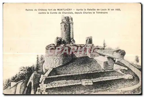 Montlhery - Ruines du Chateau Fort - Cartes postales