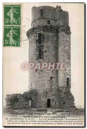Montlhery - Chateau - La Tour - Cartes postales